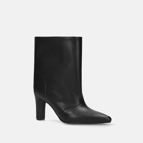 ラストワン50%OFF:ワイドシャフト ショートブーツ(m81009)ブラック/mamian(マミアン)