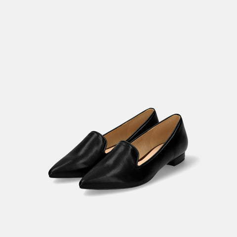 ラストワン5%OFF:2025SSBI:オペラ デザイン フラットシューズ(4772)ブラック/mamian(マミアン)