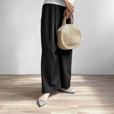 ラストワン30%OFF:2025SS:ドットチュール バレエシューズ(m17037)シルバーTU/mamian(マミアン)