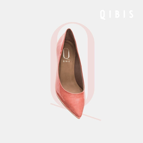40%OFF:QIBIS ONE:7cmヒール ポインテッドトゥ パンプス(QM7003)Dピンク/QIBIS(マミアン)