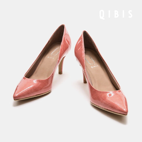 40%OFF:QIBIS ONE:7cmヒール ポインテッドトゥ パンプス(QM7003)Dピンク/QIBIS(マミアン)