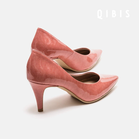 40%OFF:QIBIS ONE:7cmヒール ポインテッドトゥ パンプス(QM7003)Dピンク/QIBIS(マミアン)