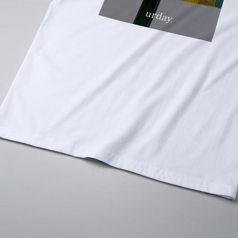 予約：urday【Animal／White Cat／G】フォトTシャツ（1143866）ホワイト/urday（マミアン）