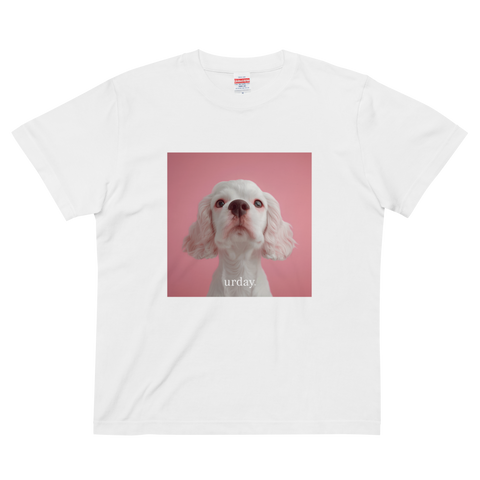 urday【Animal／White Dog／P】フォトTシャツ（9407684）ホワイト/urday（マミアン）