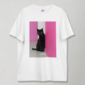 urday【Animal／Black Cat／PG】フォトTシャツ（5338939）ホワイト/urday（マミアン）